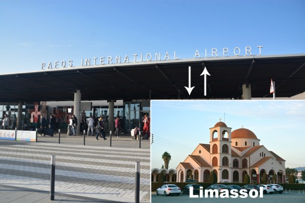 How to get from Paphos airport to Limassol